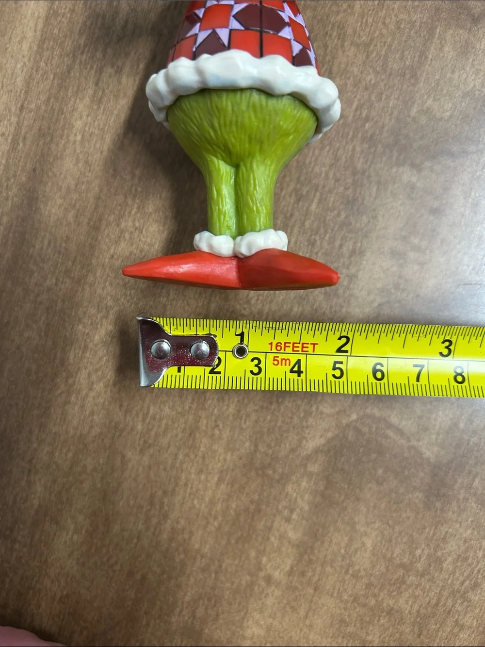 Grinch Christmas Ornament Stink Stank Stunk Santa Hat Whimsical Holiday Decor C